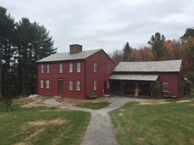 Fruitlands Farmhouse where the Alcott family lived in 1843